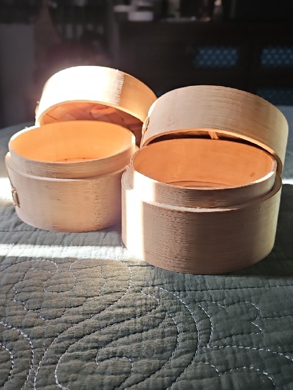 Two Bamboo Soap Container - Picture 2 of 2